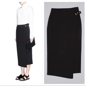 Alexander Wang Dobby Twill Wrap Skirt